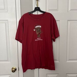 Life is Good "Mele Kalikimaka" Christmas graphic t-shirt size XXL